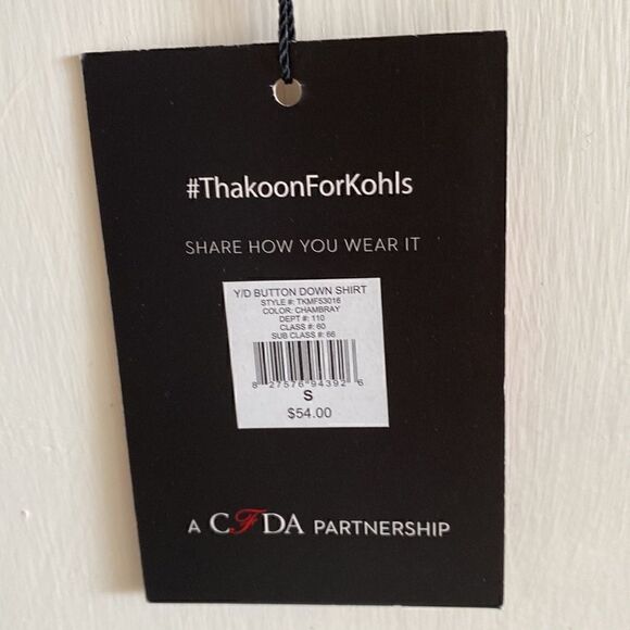 NWT Thakoon Design Nation London Blue White Button Down Striped Shirt Size S - Picture 10 of 15